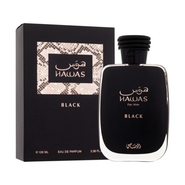 hawas black Hawas Black, Perfume Para Hombre, Eau de Parfum 100 ml - Rasasi